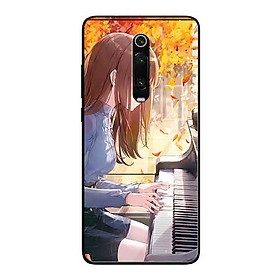 Ốp Lưng in cho Xiaomi Mi 9T Mẫu Nàng Đánh Đàn Piano - Hàng Chính Hãng