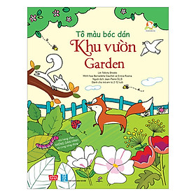 Tô Màu Bóc Dán - Khu Vườn - Garden