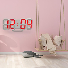 Đồng hồ treo tường Led kiểu dáng hiện đại- Đồng hồ LED 3D cao cấp