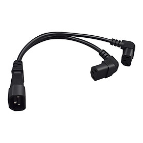 IEC320-C14 Male to 2x IEC320-C13 Female Power Cable Replaces Accessory
