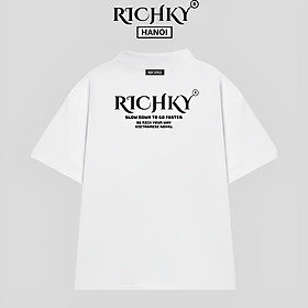 Áo Polo Local Brand Unisex Richky Be Rich Your Way Polo – RKO1 - Trắng