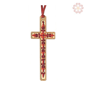 Book mark giấy xoắn nghệ thuật - hinh thập tự giá - nhiều mẫu - size 13.5 x 5.3 cm