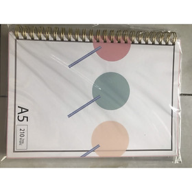 BỘ 3 QUYỂN SỔ LÒ XO A5 (MẪU NGẪU NHIÊN)