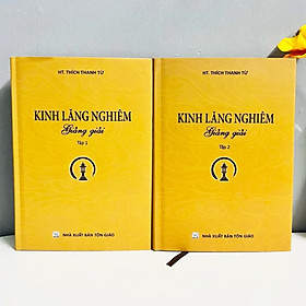 Kinh Lăng Già Tâm Ấn giảng giải ( bìa cứng) ( Bộ 2 cuốn) - Tổ In ấn và Phát hành kinh sách