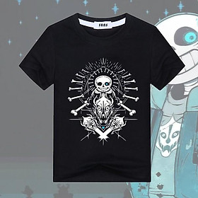 HOT( Áo Thun In Hình Game Undertale bé Sans cưc đẹp được yêu thích nhất có size trẻ em