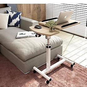 Mua Bàn laptop di động 60X40cm - Bàn laptop 1 chân có bánh xe