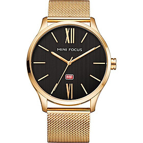 Đồng hồ nam Mini Focus dây thép lưới cao cấp đẳng cấp doanh nhân JS-MF018