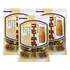 3 Gói Kẹo Cà Phê Sữa Uha Nhật Bản (104g x 3)