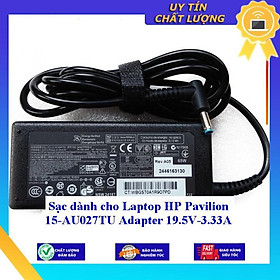 Sạc dùng cho Laptop HP Pavilion 15-AU027TU Adapter 19.5V-3.33A - Hàng Nhập Khẩu New Seal