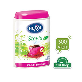 Đường Ăn Kiêng Huxol Cỏ Ngọt Stevia Tự Nhiên 300 viên - Nhập khẩu chính hãng từ Đức