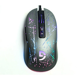 Mua Wired Mouse Gaming Fuhlen Nine Series F200-Chuột chơi game Fuhlen F200 Bạc -Hàng Chính Hãng