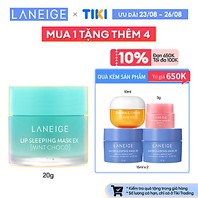 Mặt Nạ Ngủ Cho Môi Laneige Lip Sleeping Mask Mint Choco EX 20g