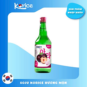 Rượu soju Korice hương Mận 12% 360ml