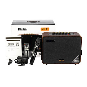 Mua Loa karaoke bluetooth xách tay NEKO NK01 kèm 1 micro không dây - Hàng chính hãng