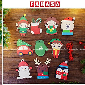 Dây Hình Gỗ Trang Trí Giáng Sinh - Bách Mộc - Set 6