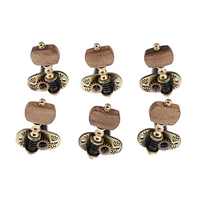 Hợp Kim Cổ Điển Dân Gian Đàn Guitar 6 Dây Máy Chỉnh Âm Đầu Đàn Guitar Chỉnh Phím