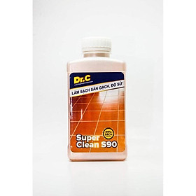 Làm sạch Sàn Gạch, Thiết bị Men Sứ Dr.C - Super Clean S90 Tẩy Xi Măng, Vôi Vữa Trên Bề Mặt Sàn Gạch