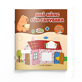 Sách Nhà hàng của Capybara- Sticker sáng tạo CQ