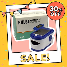 Máy đo Sp02 Đo Nồng Độ Oxy trong máu và nhịp tim Fingertip Pulse Oximeter LK-87 Tặng Kèm Sẵn 2 Pin AA [ FULLBOX ]