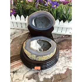 Mua Bát Tụ Bảo phong thủy đá mã não thô nguyên khối - Nặng 1 6 kg