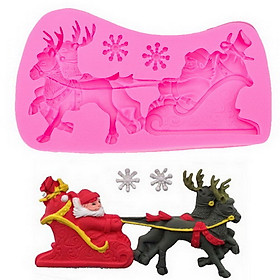 Mua Khuôn rau câu silicon noel tuần lộc