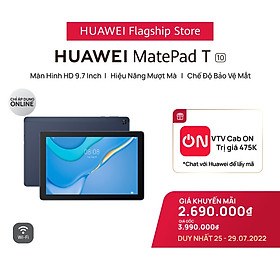 Mua Máy Tính Bảng HUAWEI MatePad T 10 | Hiệu Suất Mượt Mà | Chế Độ Bảo Vệ Mắt | Âm Thanh Nổi Sống Động | Hàng Chính Hãng