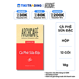 Hộp Cà Phê Sữa Đặc Archcafé (hộp 12 gói x 18g)
