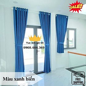 Mua Rèm cửa sổ cửa chính chống nắng tốt màu xanh biển