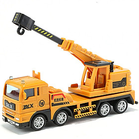 Xe đồ chơi mô hình xe cần cẩu cứu hộ DLX chất liệu nhựa an toàn cho bé, tỷ lệ lớn (hàng nhập khẩu)
