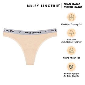 Quần Lót Nữ Lọt Khe Sexy Melange Cao Cấp Có Sườn Active Miley Lingerie FMS-57 - Da nhạt - L