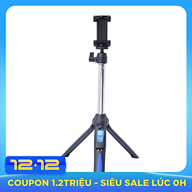 Gậy Selfie Chụp Hình Tự Sướng Tích Hợp Tripod Benro MK10 Hỗ Trợ Bluetooth 3.0 (Xanh Dương) - Hàng chính hãng