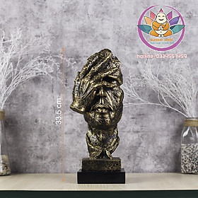 Mua Bộ tam không decor trang trí hiện đại-im lặng là vàng