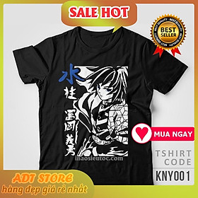 Áo phông Giyu Tomioka - Demon Slayer | Kimetsu no Yaiba ngắn tay đẹp siêu ngầu giá rẻ nhất