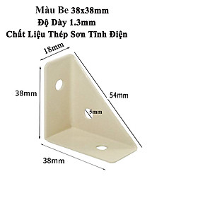 Ke Góc Vuông KUNBE Giá Đỡ Góc Đồ Nội Thất Hình Tam Giác Ke Góc 90 Độ Chốt Giữ 3 Mặt Cố Định Chắc Chắn