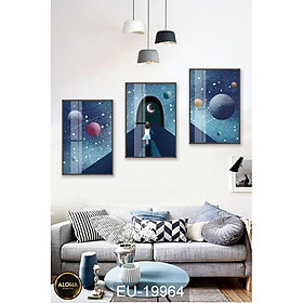 Mua MUA 1 TẶNG 1 3 Tranh Canvas Treo Tường Phong Thủy Cầu Thang Phòng Khách Phòng Ngủ Phòng Bếp