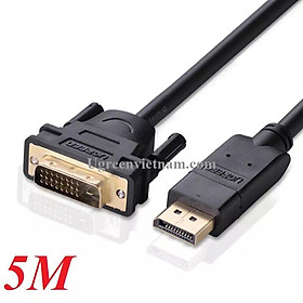 Cáp Displayport to DVI 24+1 dài 2m 5m 8m Ugreen 10221 10223 10224 - Hàng chính hãng