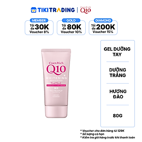 Kem dưỡng da tay sâu và dưỡng trắng COENRICH Q10 - hương đào (80 g/tuýp)