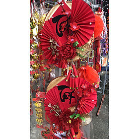 Mua Mẹt tre treo cửa trang trí Tết 2022   Xuân Nhâm Dần đường kính 30cm  40cm  50cm chữ phủ nhũ