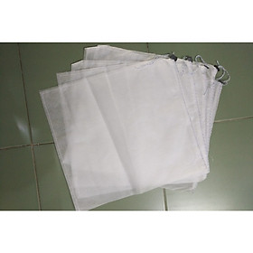 Mua Túi bao trái bưởi  dưa lưới  nho chùm  nhãn chùm  chôm chôm...kích thước 30x35cm (bịch 100 cái) bằng vải không dệt bảo vệ vỏ quả tránh nắng gắt và côn trùng chích hút