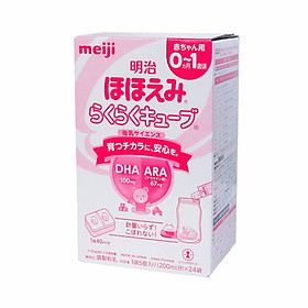 Hộp 24 Thanh Sữa Bột Công Thức Meiji Hohoemi Milk Cho Bé...