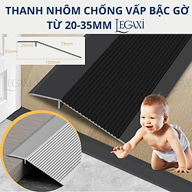 Mua Nẹp Nhôm Chênh Cốt Sàn 20-35mm Thanh Liên Kết Sàn Chống Vấp Bậc Gờ Cửa Ra Vào An Toàn Cho Người Lớn