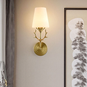 Đèn tường KEARA sừng hươu trang trí nội thất sang trọng, hiện đại - kèm bóng LED chuyên dụng.