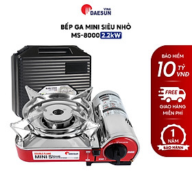 Bếp Ga Mini Maxsun MS-8000 - Công Suất 2200W | Thiết Kế Nhỏ Gọn | Inox Chống Rỉ | Hàng Chính Hãng