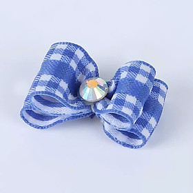 NƠ KẸP TÓC SANG TRỌNG NHIỀU MÀU DỄ THƯƠNG MÃ 12 XINH XẮN CHO THÚ CƯNG CHÓ MÈO