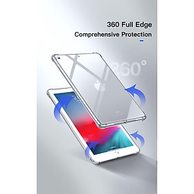 Ốp lưng dành cho iPad Gen 9, Gen 8 , iPad Mini 4/5, Mini 6, Ipad Pro 11 inch 2020/2021, iPad Air 4/5 10.9 inch, iPad Air 2/iPad 9.7 inch, ipad 12.9 2020/2021 silicon dẻo cao cấp chống sốc 4 góc - hàng nhập khẩu