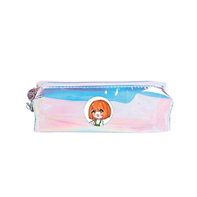 Hộp bút trong hologram IN HÌNH Miniworld Hero Team dụng cụ học tập