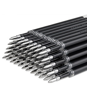 Deli (deli) 0.5mm press the gel pen refill bullet pen refill 50 / box 33572