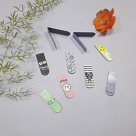 Combo 9 Bookmark Nam Châm Đánh Dấu Sách - Smile (Mẫu Ngẫu Nhiên)