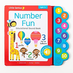 Hình ảnh Little Genius Number Fun Educational Sound Book - 10 Button Sound