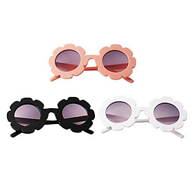 3pcs Fashion Baby Kids Boys Girls Flower Sunglasses Toddler Glasses Eyewear